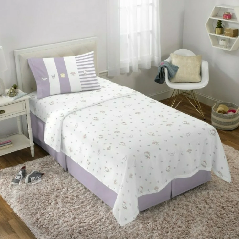Hello Kitty & Friends Twin Sheet Set - 3Pc
